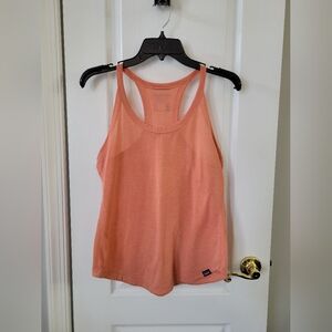 Patagonia Women's Capilene Cool Trail Racerback Tank Top Peach Sherbet Medium